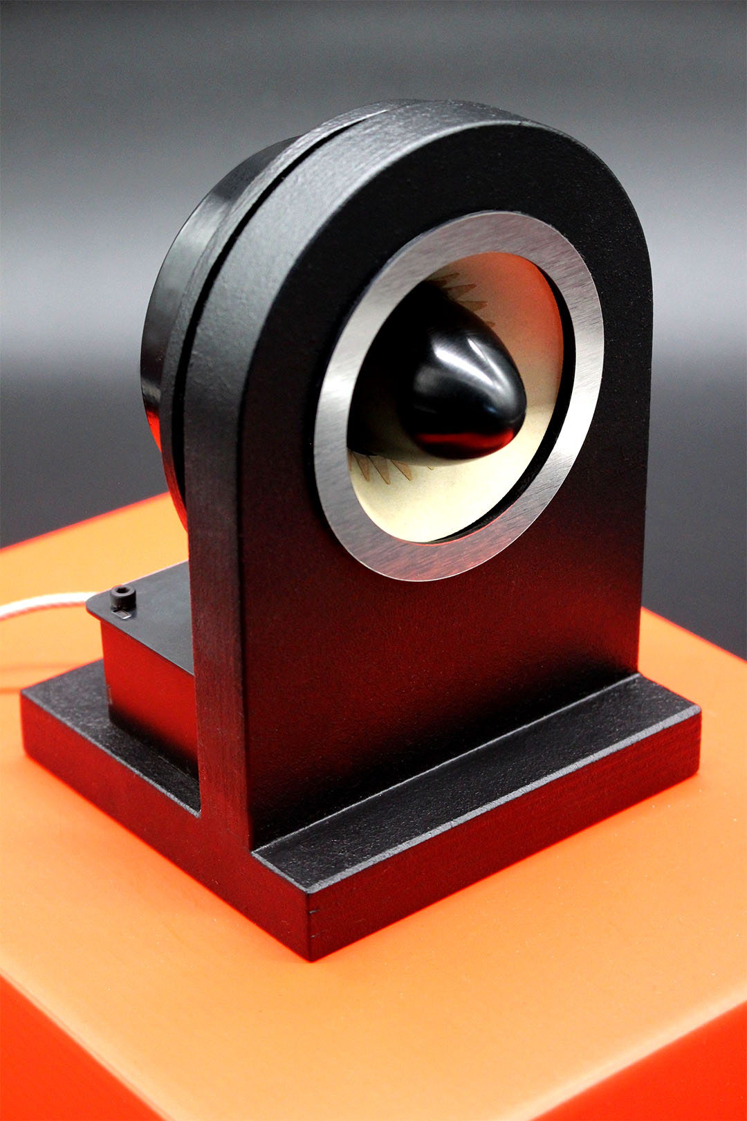 Front view of the Lowther Super Tweeter in British Racing Green